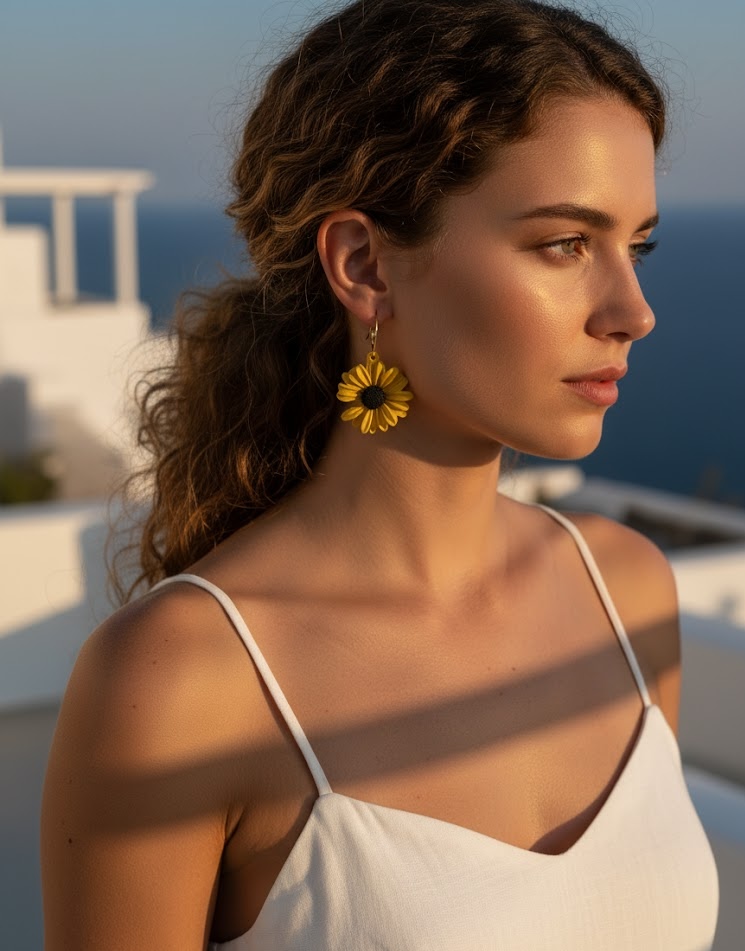 Sunny Bloom Daisy Earrings